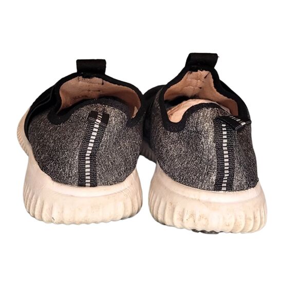 AVIA Black & Gray Fabric Upper Slip On Sneakers Women's Size 6 Memory Foam - Picture 6 of 7
